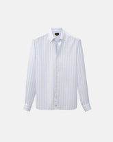 Retro White Stripe Poplin Shirt