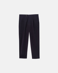 Navy Linen Blend Trouser