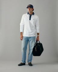 'Le Rugby' Classique White Rugby Shirt