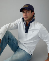 'Le Rugby' Classique White Rugby Shirt