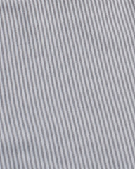 Classic Black Stripe Contrast Collar Oxford Shirt