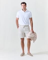 Classic White Alfré Pique Polo