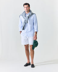Classic Blue Stripe Oxford Shirt