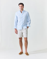 Aqua Thin Stripe Poplin Shirt