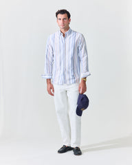 Retro Stripe Fun Oxford Shirt