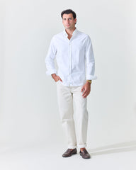 Lightweight Classic White Oxford Shirt