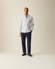 Classic Black Stripe Oxford Shirt