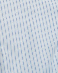 Aqua Thin Stripe Poplin Shirt