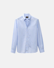 Stripe Light Blue Poplin Shirt