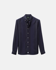 Vertical Stripe Blackwatch Flannel Shirt