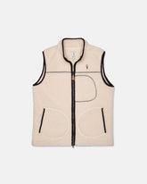 Alfré Cream Fleece Gilet