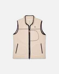 Alfré Cream Fleece Gilet