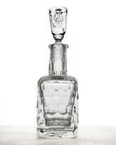 Le Alfré Handblown Glass Whiskey Decanter