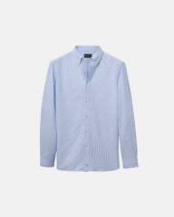 Classic Blue Stripe Oxford Shirt