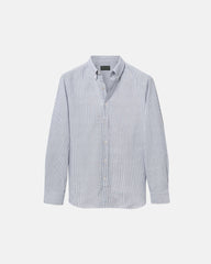 Classic Black Stripe Oxford Shirt