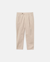 Cream Linen Blend Trouser