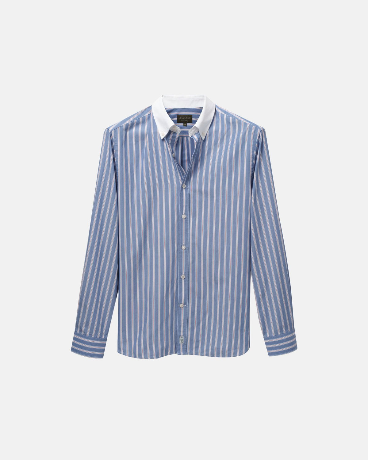Royal Blue Stripe Contrast Collar Shirt (SS26)
