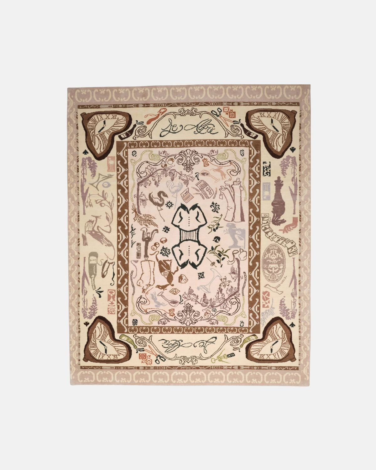 Le Alfré Penthouse Oushak Hand Knotted Rug