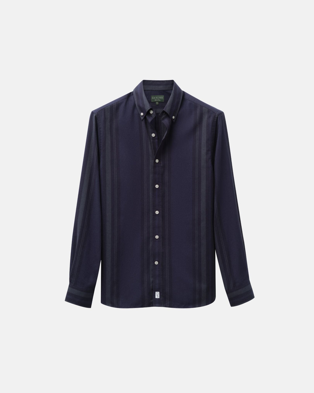 Vertical Stripe Blackwatch Flannel Shirt