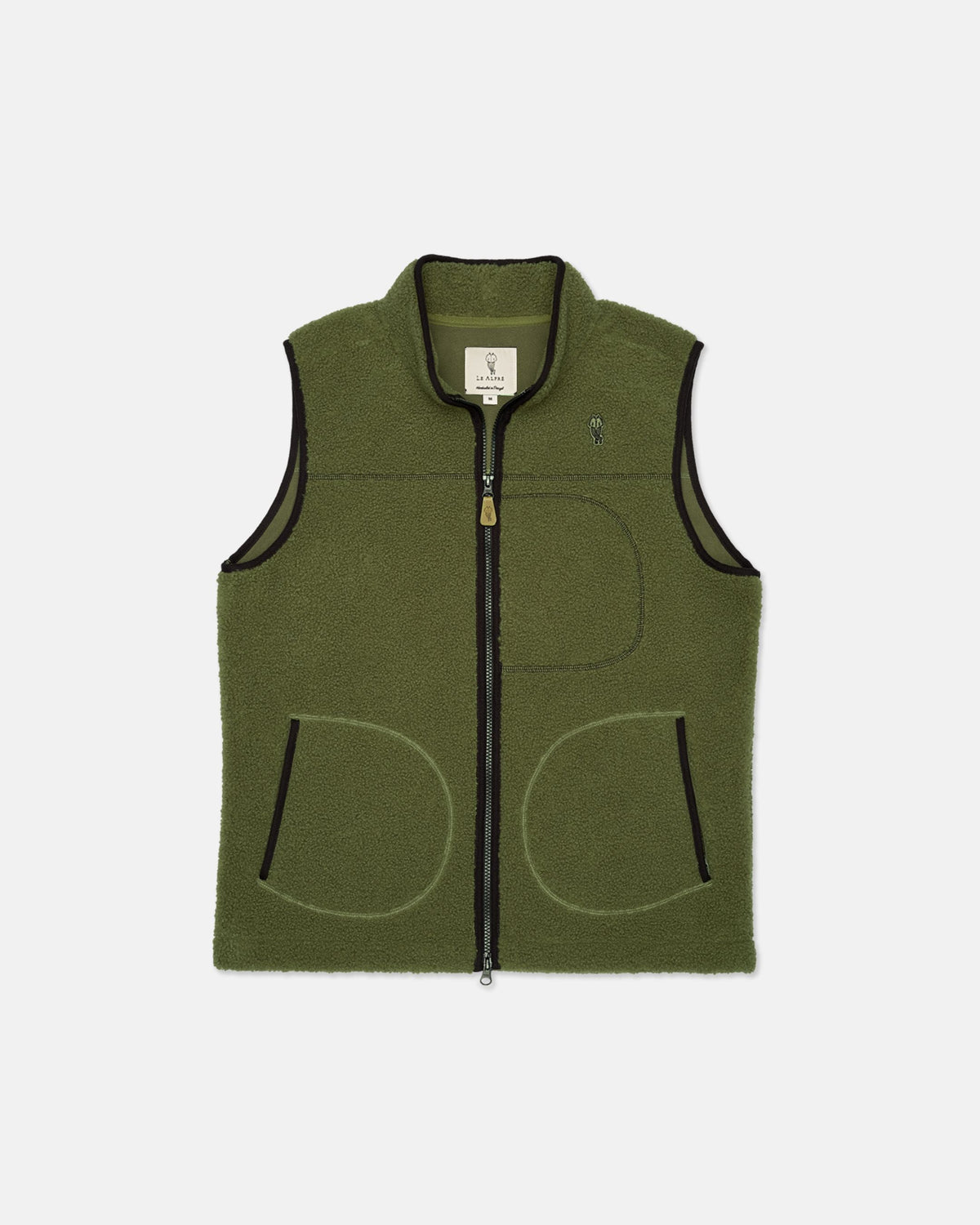 Alfré Olive Fleece Gilet