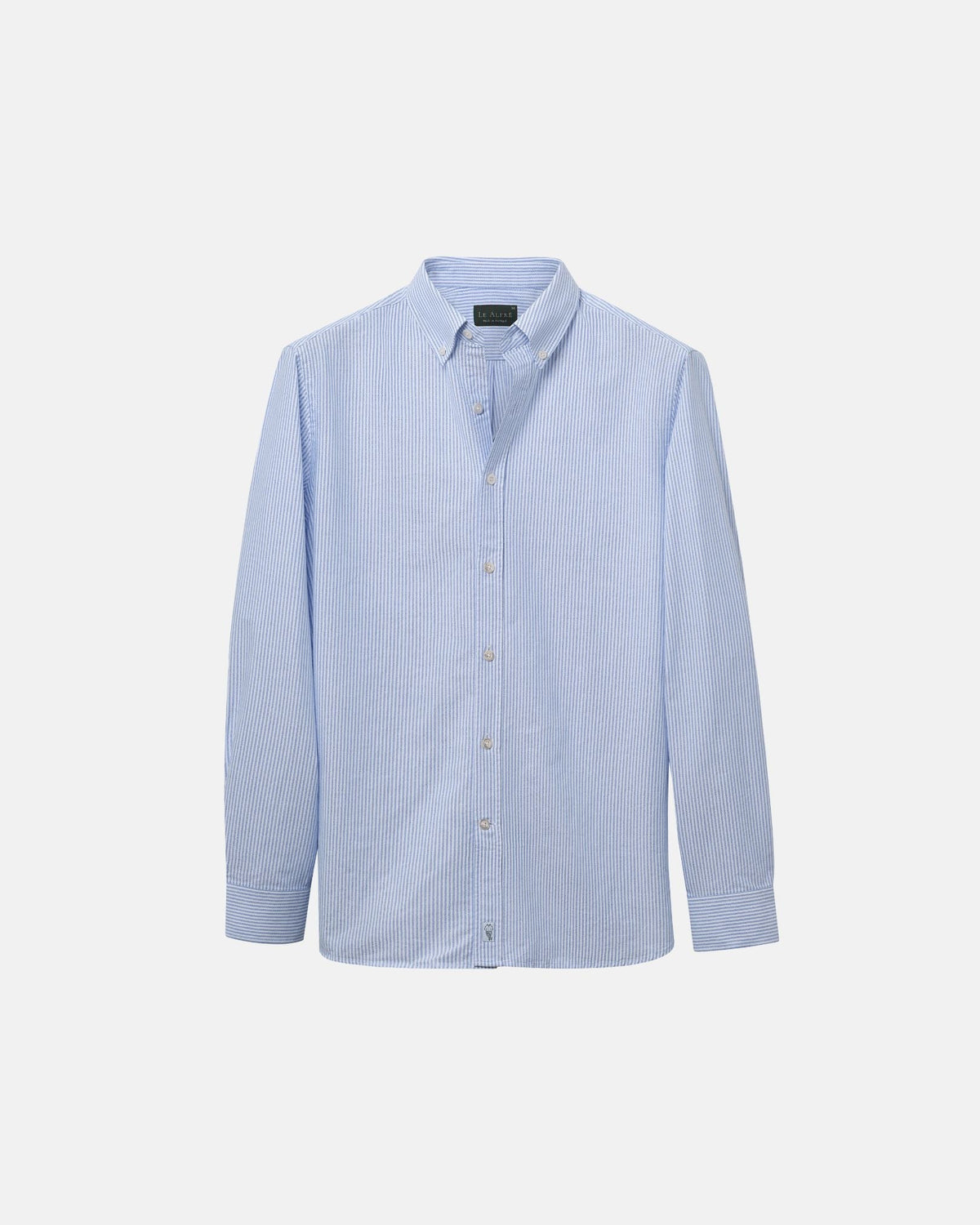 Classic Blue Stripe Oxford Shirt