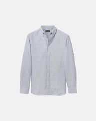 Classic Black Stripe Oxford Shirt