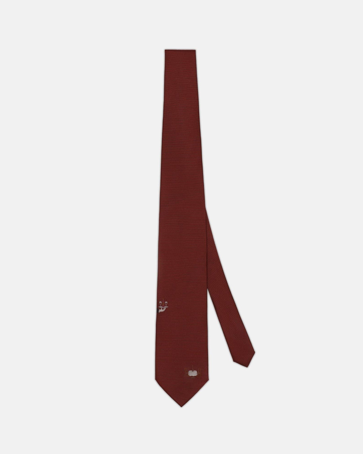 "Table for Two" Italian Silk Tie