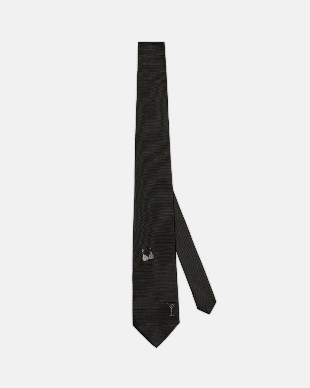"Dirty Martini" Italian Silk Tie